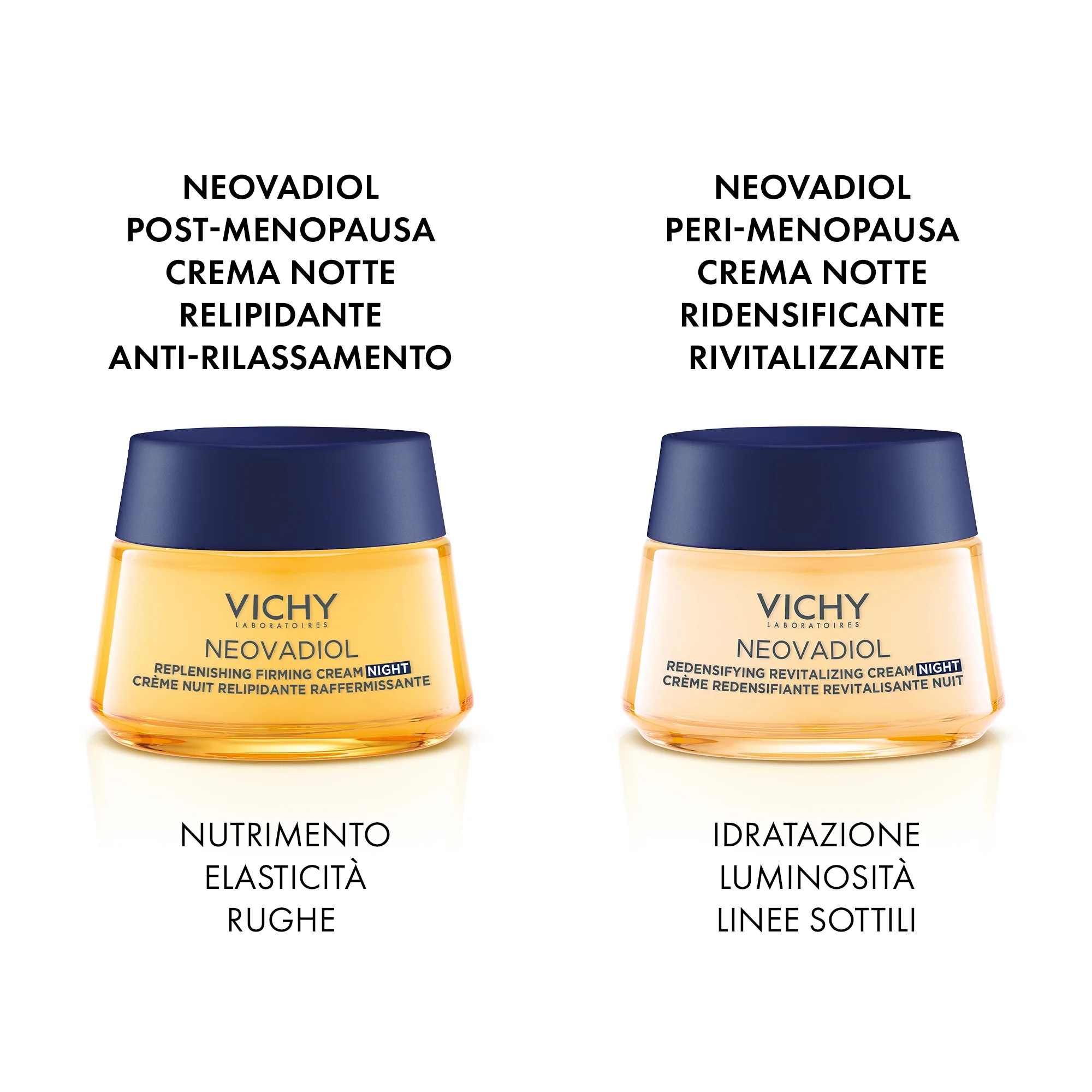 VICHY Vichy Neovadiol crème de nuit après la ménopause 50 ml pour reconstituer les lipides et raffermir la peau