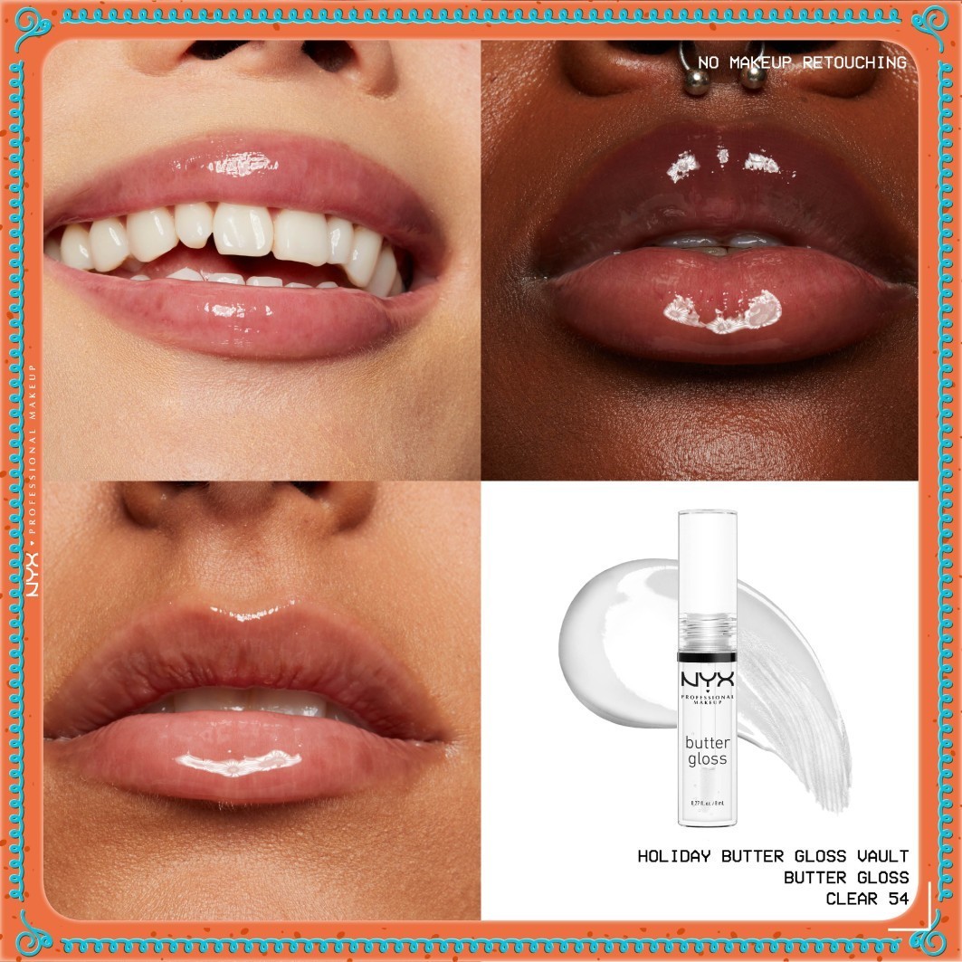 NYX Professional Makeup set za ličenje ustnic Epic Butter Gloss Vault - 1 kos