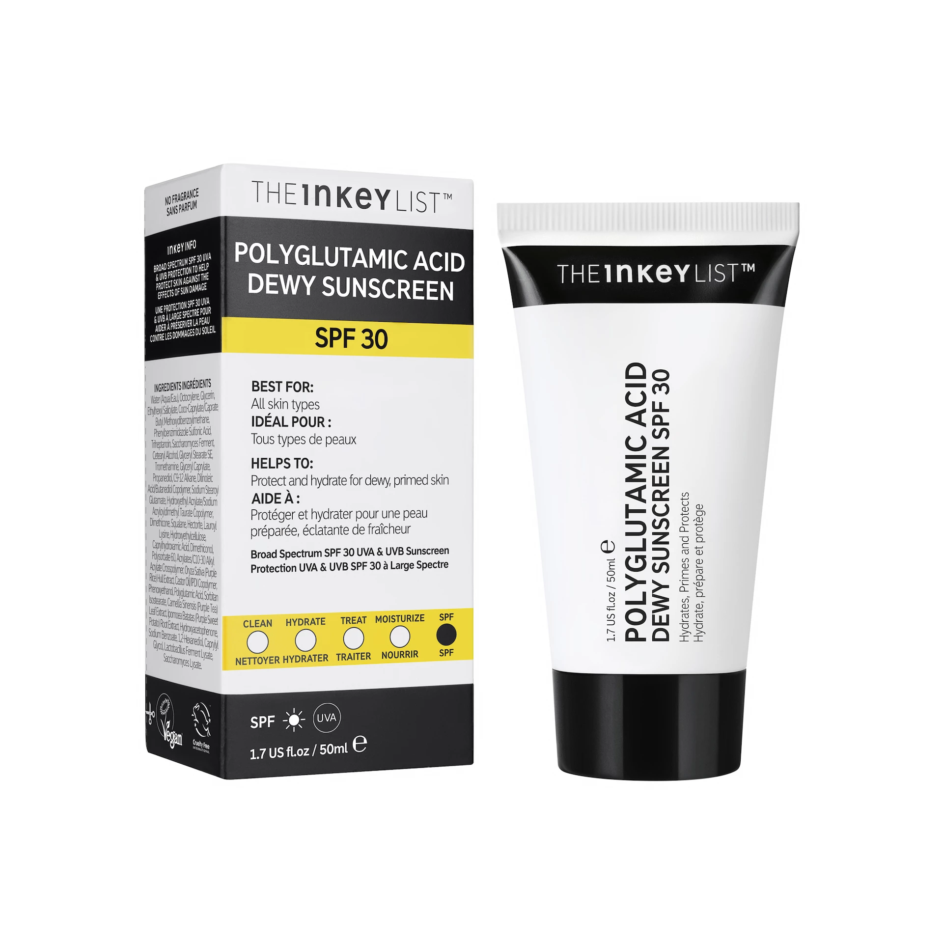 Poliglutaminski SPF30 50 ml - The INKEY List