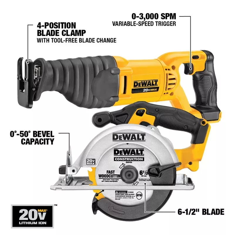 Pacote de baterias de íon de lítio DEWALT 18V (28 ferramentas)