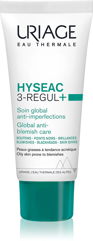 Uriage Hyseac 3-Regul+ Global Creme Matificante Anti-Imperfeições para Pele com Imperfeições
