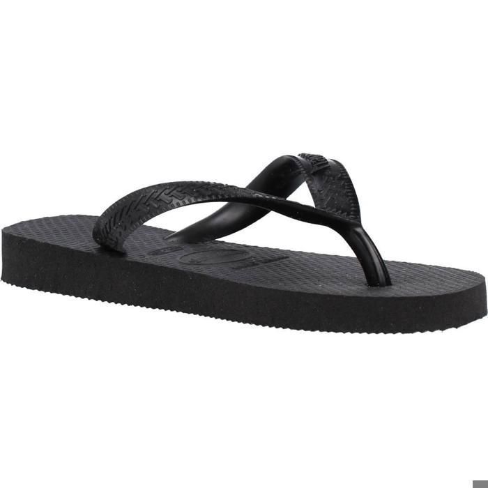 Tongs Havaianas Top Mixte - Noir - Dessus Synthétique - Confort exceptionnel