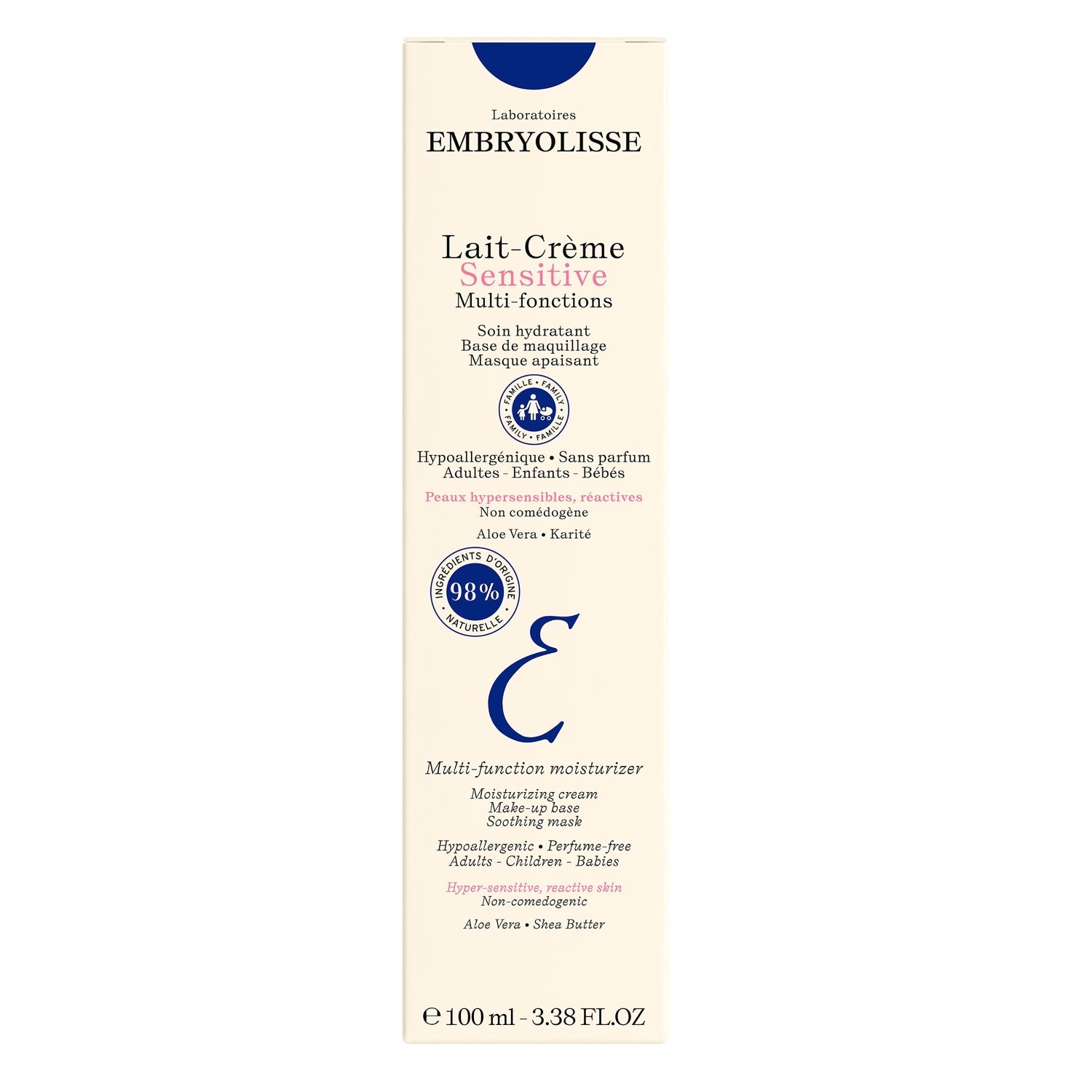 Embryolisse Camouflage krémové mléko pro citlivou pleť - 100 ml