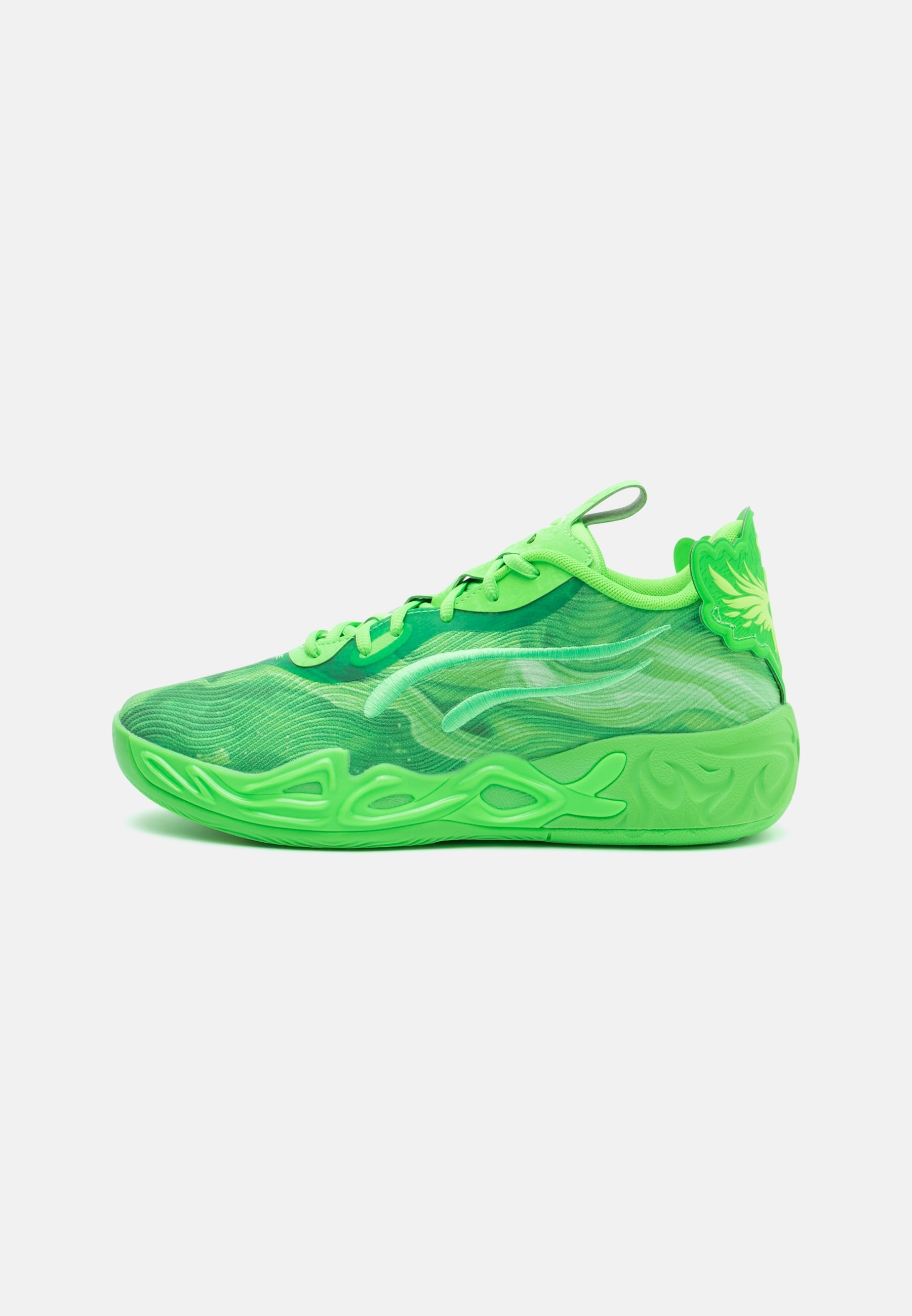Puma MELO MB.04 LO TEAM - Basketbalové boty - black/fucking light