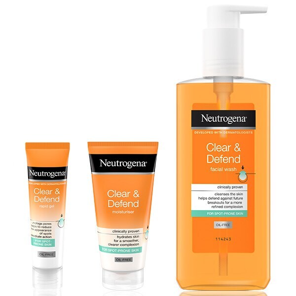 Pachet Neutrogena Clear & Defend