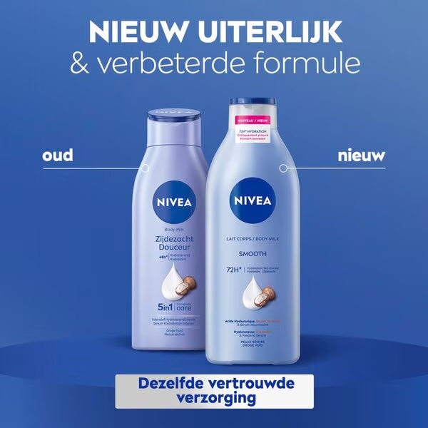 NIVEA svilenkasto meko mlijeko za tijelo<br>400ml - Suha koža