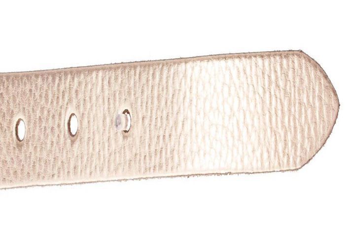 Vanzetti Ceinture or rose en cuir pour fille - 25mm Belt Light Copper Metallic 116064
