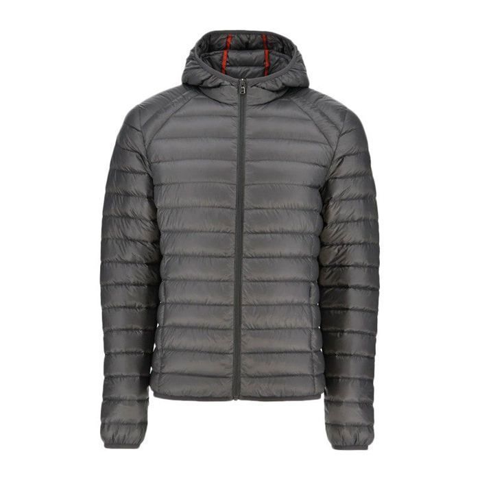 JOTT NICO MEN'S ANTHRACITE DOWN JACKET with hood