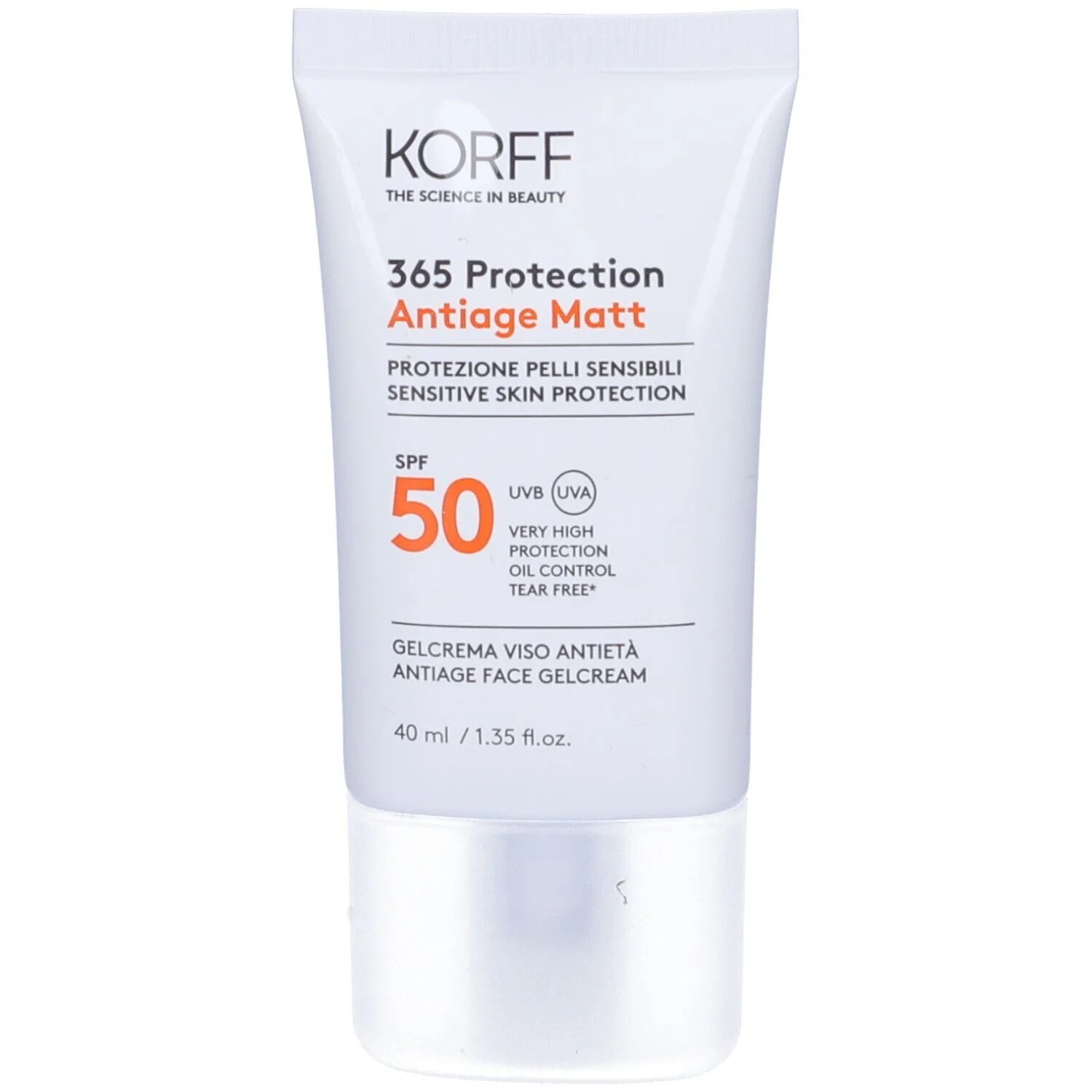 KORFF 365 Protection Antiage Matt SPF50+ gel gezichtscrème 40 ml