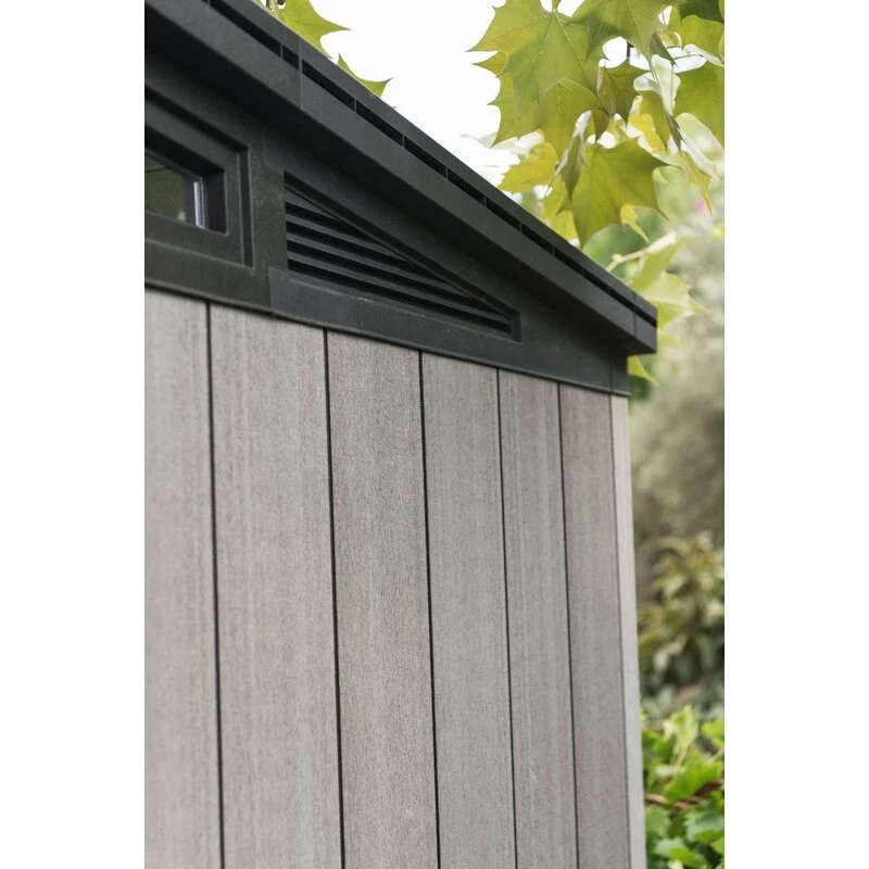 Artisan Kunststoff-Gartenschuppen, 2,74 m breit x 2,29 m tief