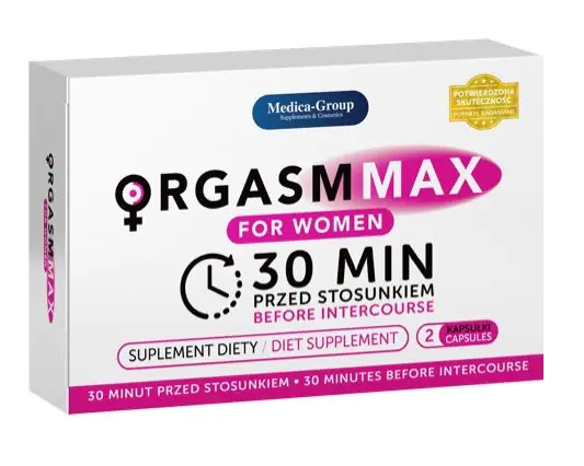 Orgasm Max For Women, Suplement diety zwiększający libido u kobiet, Kapsułki