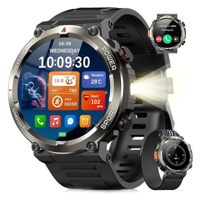 Reloj inteligente Blackview W50 Pro, 960 mAh, 1,45