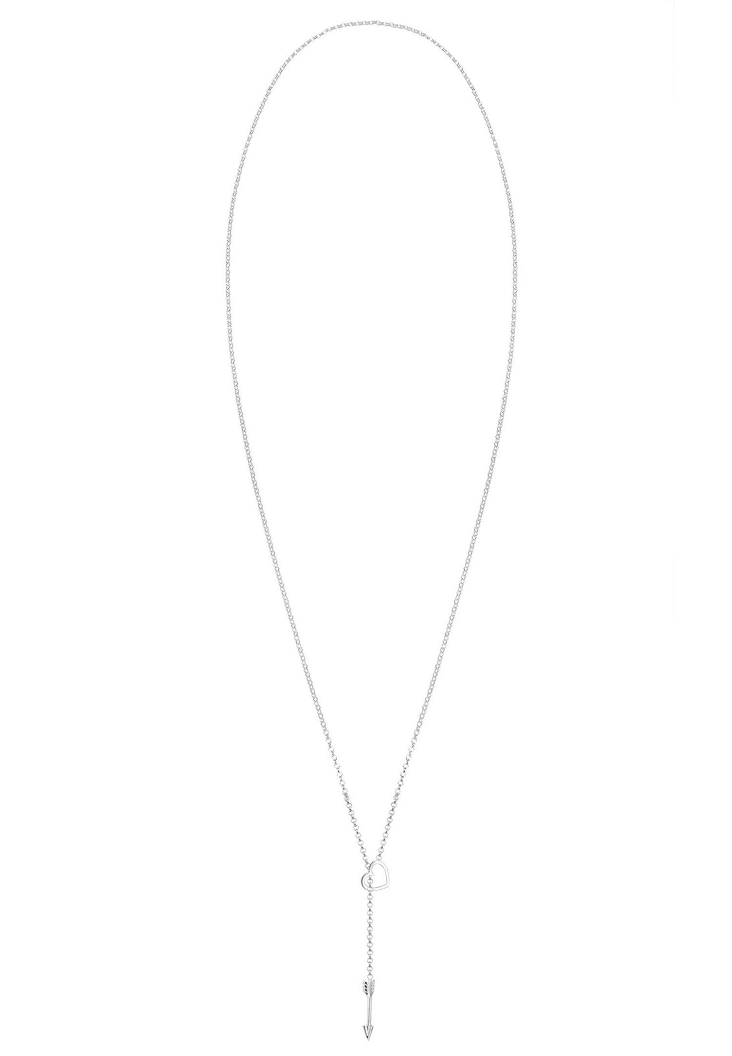 Elli Femme Coeur Amour Flèche - (925/1000) Argent