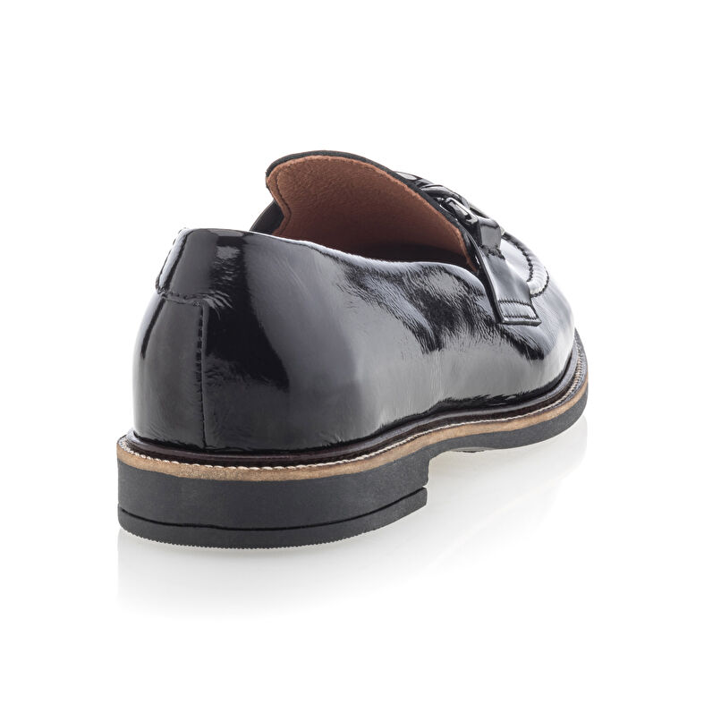 Svarte loafers/båtsko til dame