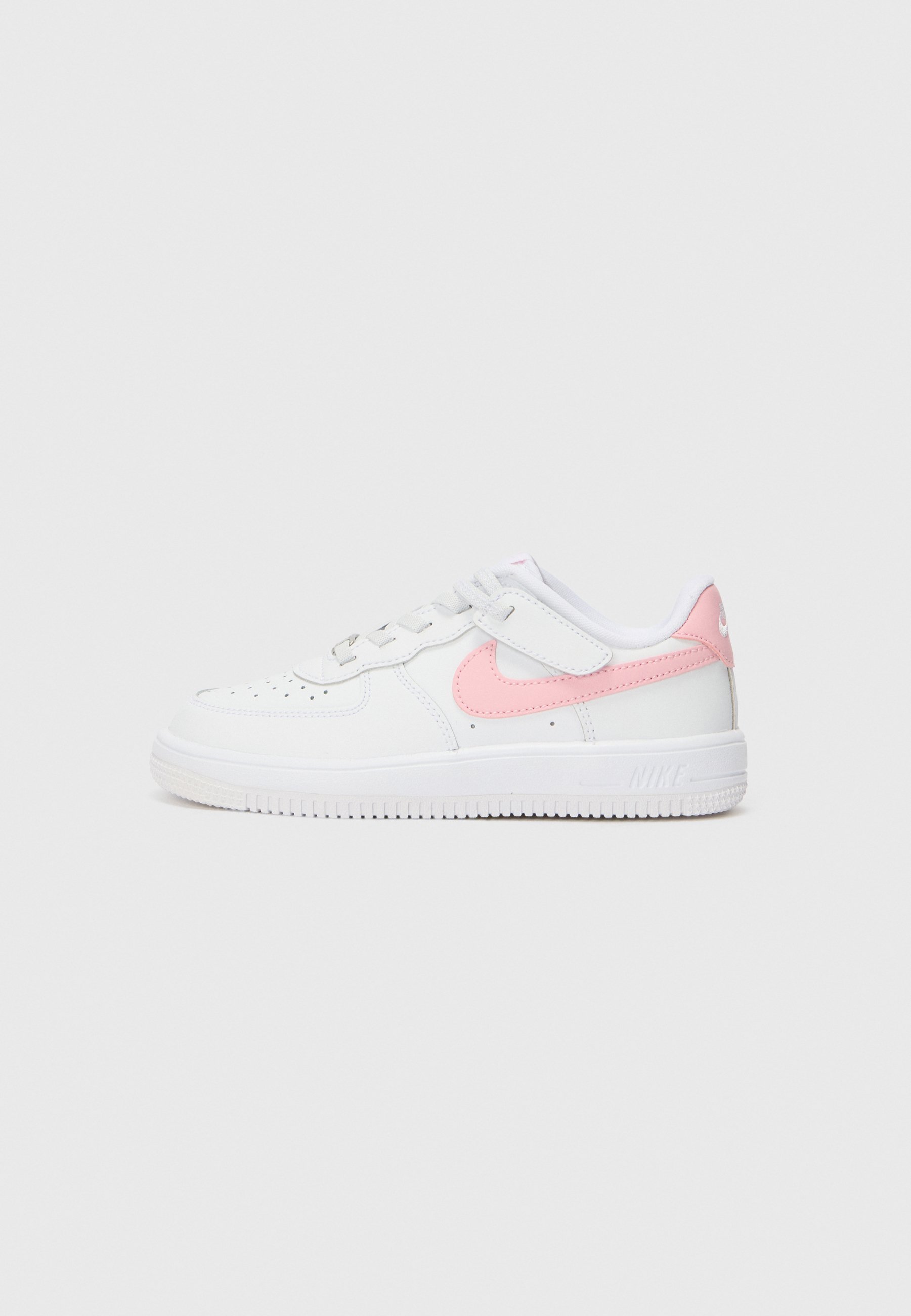 Nike Sportswear FORCE 1 UNISEX - Sneakers - wit/medium zachtroze/wit