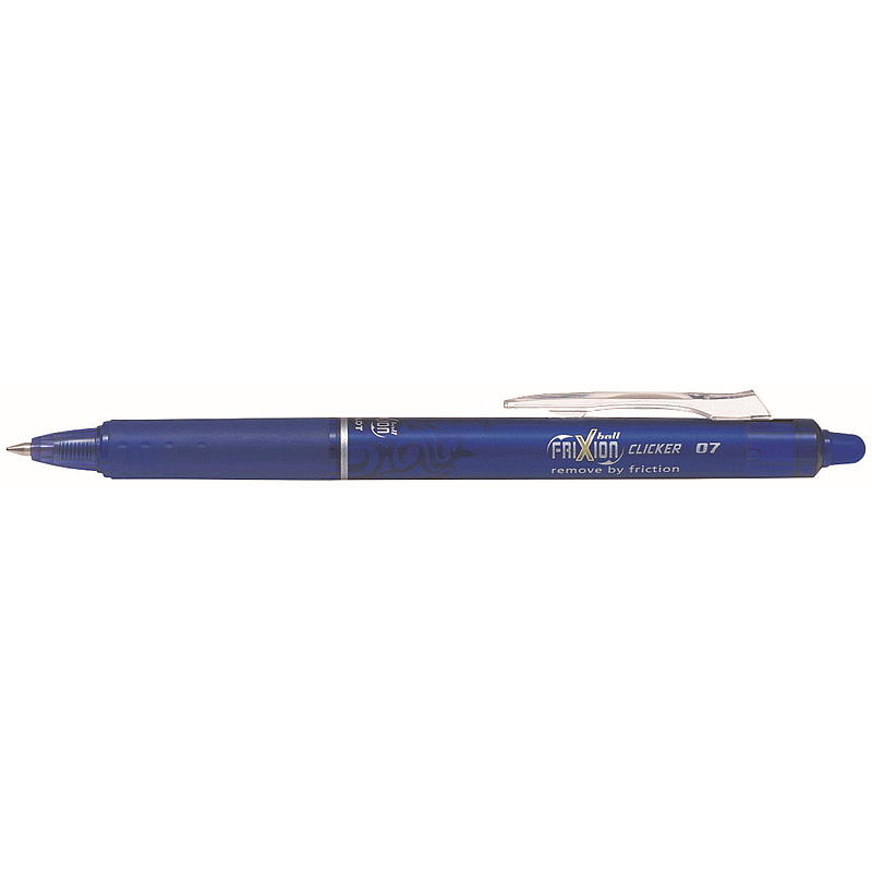 Stylo bille Pilot 0,7 mm bleu Frixion Clicker