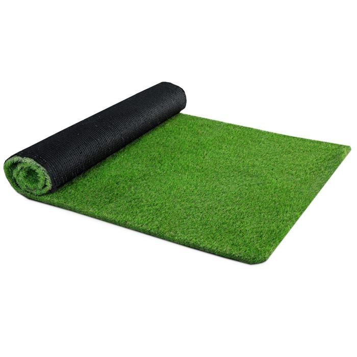 IDMARKET Keinotekoinen synteettinen nurmi 1x10 M 30 mm paksu puutarhaan ja parvekkeelle