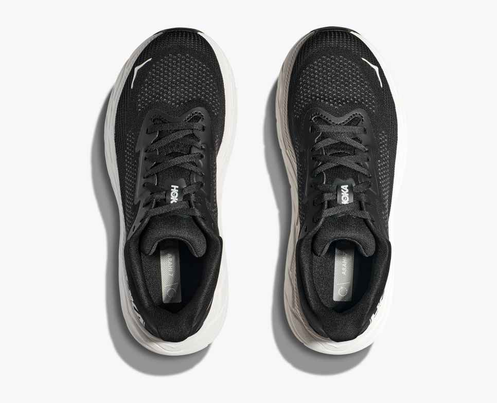 HOKA Arahi 7 Zwart/Wit