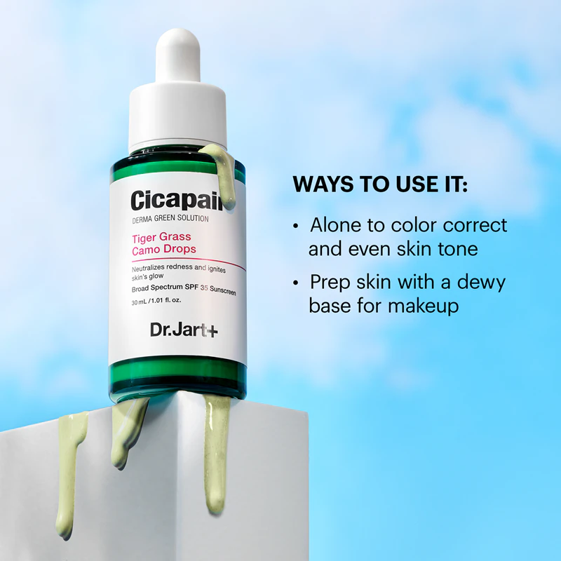 Dr. Jart+ Cicapair™ Tiger Grass Camo Drops SPF 35 tekutý tonikum