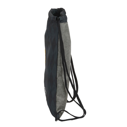  Safta Saco Plano Grande De Harry Potter Hogwarts, 350x400 mm, Negro/gris