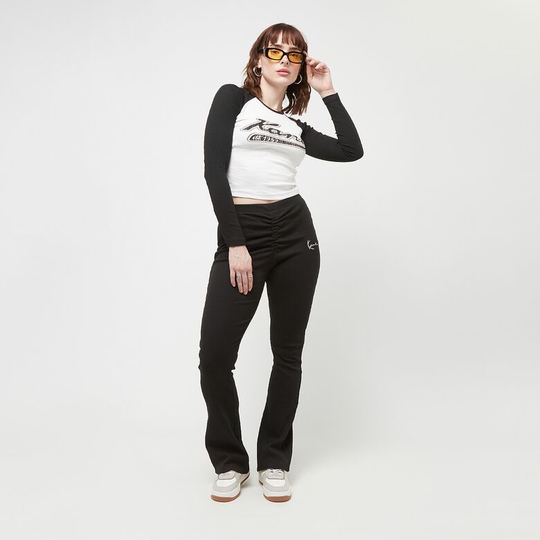 Varsity Crop Block Rib Longsleeve