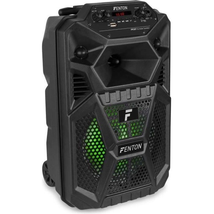 Caixa de Som Portátil - FENTON - FPC8T - 50W - Bluetooth - 8 polegadas