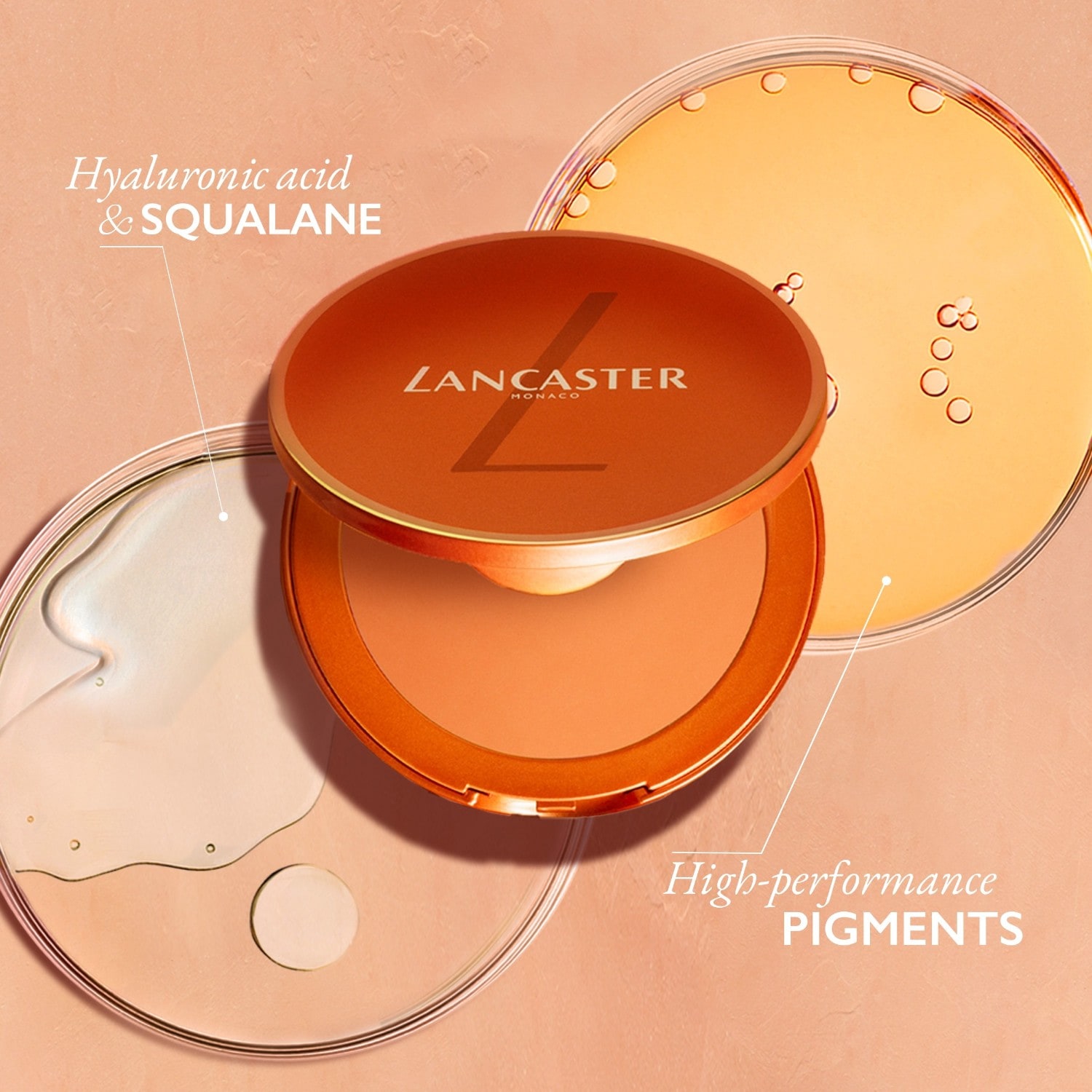 Protetor solar com cor Lancaster Sun Make-up Infinite Bronze FPS 50 - 9 g