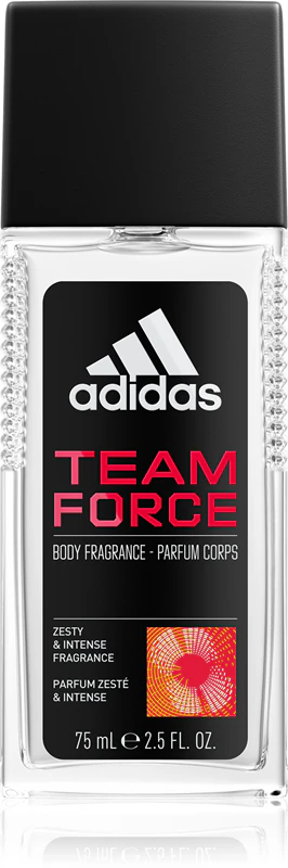 Adidas Team Force geparfumeerde deodorant met verstuiver.