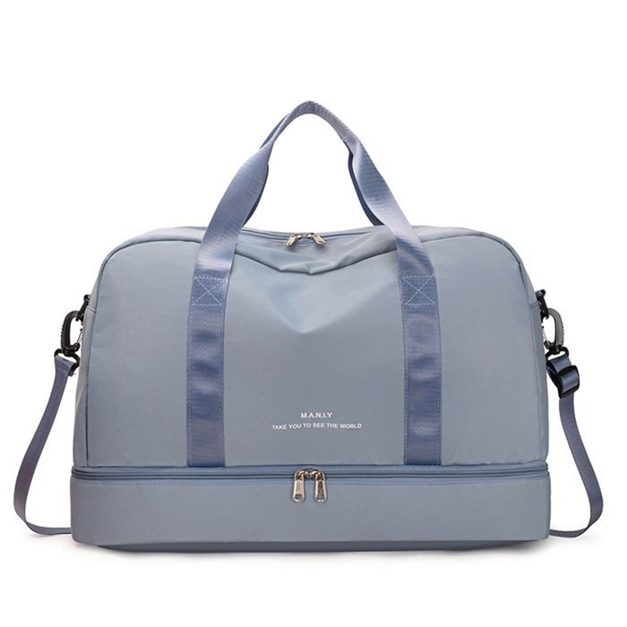Bolsa deportiva - GIGICIAL - Plegable - Compartimento para zapatos - Compartimento para ropa mojada - Repelente al agua