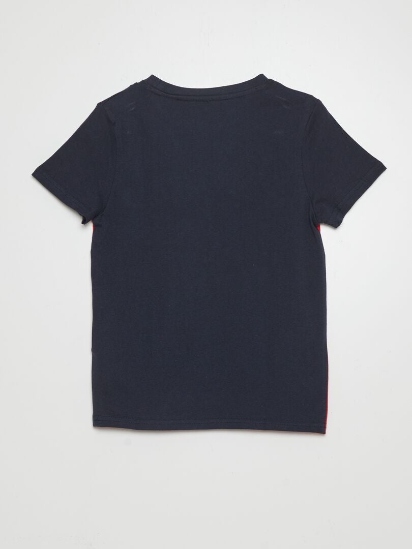 Camiseta Colorblock - VERMELHA