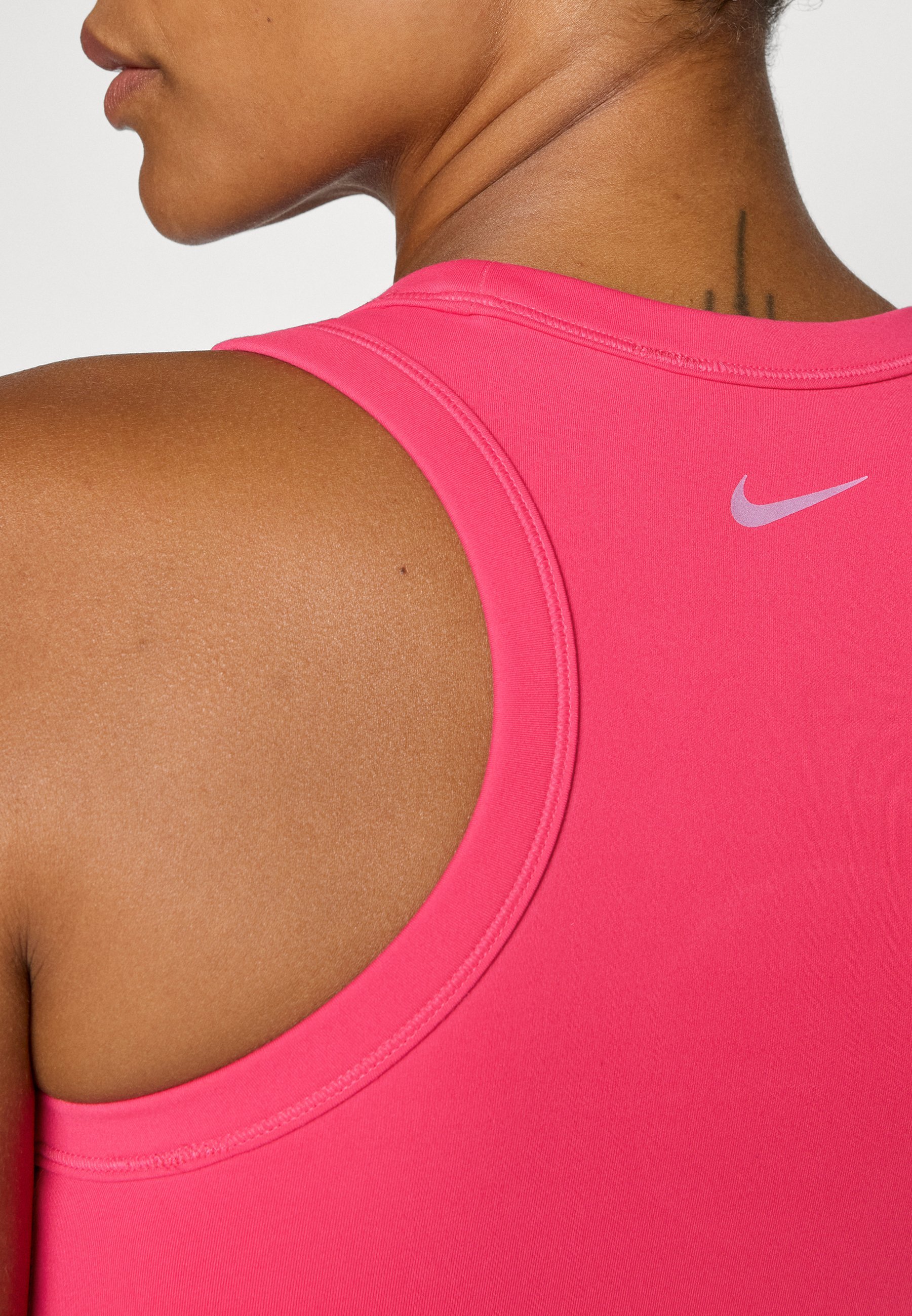 Nike Performance ONE FITTED CROP TANK - Top - rush pink
