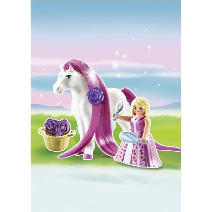 PLAYMOBIL 6166 Pink Princess with Horse to Style