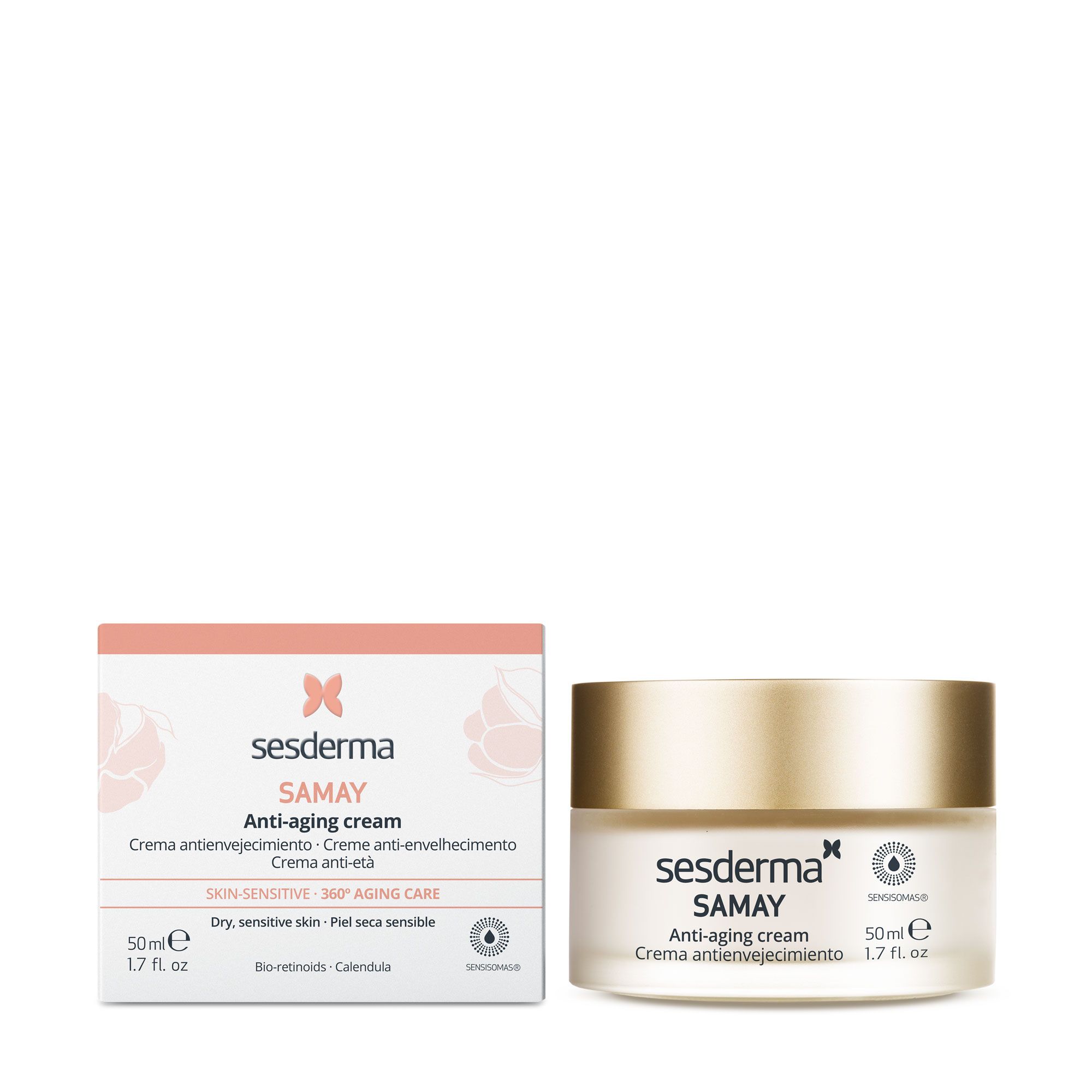 „Samay“ senėjimą stabdantis kremas Veido drėkikliai iš vaistinių