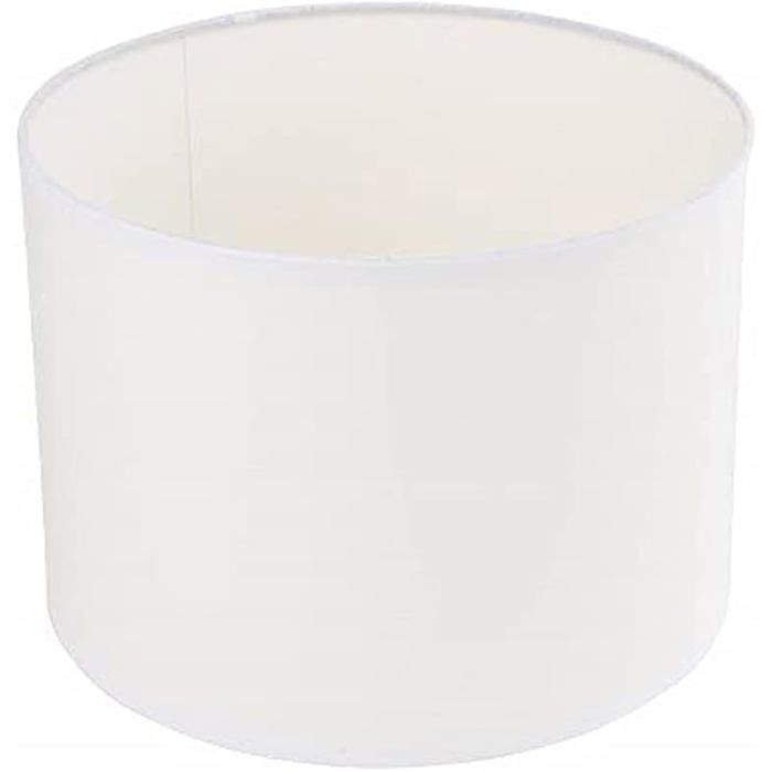 Paralume rotondo, 25 cm di diametro, 18 cm di altezza, 100% poliestere, adatto per lampade da tavolo o a sospensione.