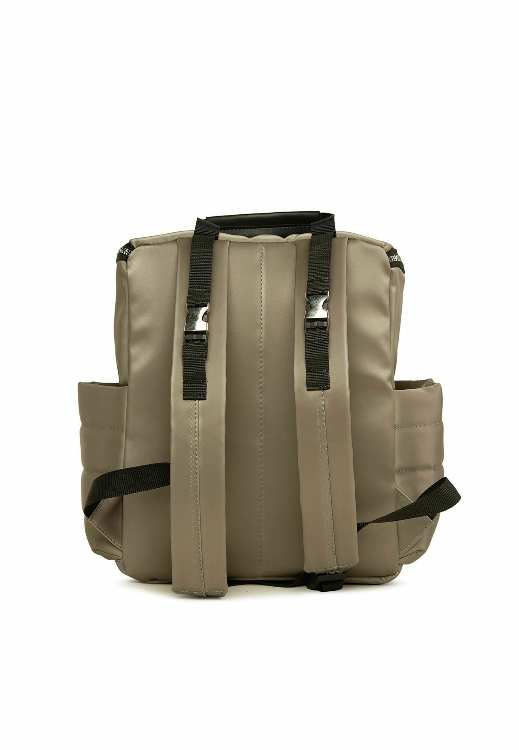 Bagmori SATIN DIAPER BAG BACKPACK - Borsa fasciatoio - grigio