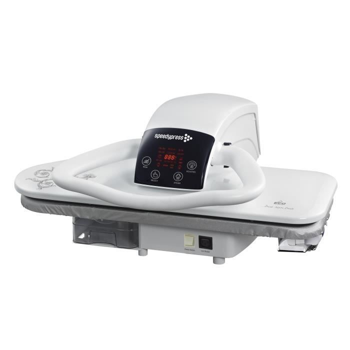 Speedypress 70HD-W Heavy-Duty Steam Iron, White, 1600 Watt, with Stand and Accessories