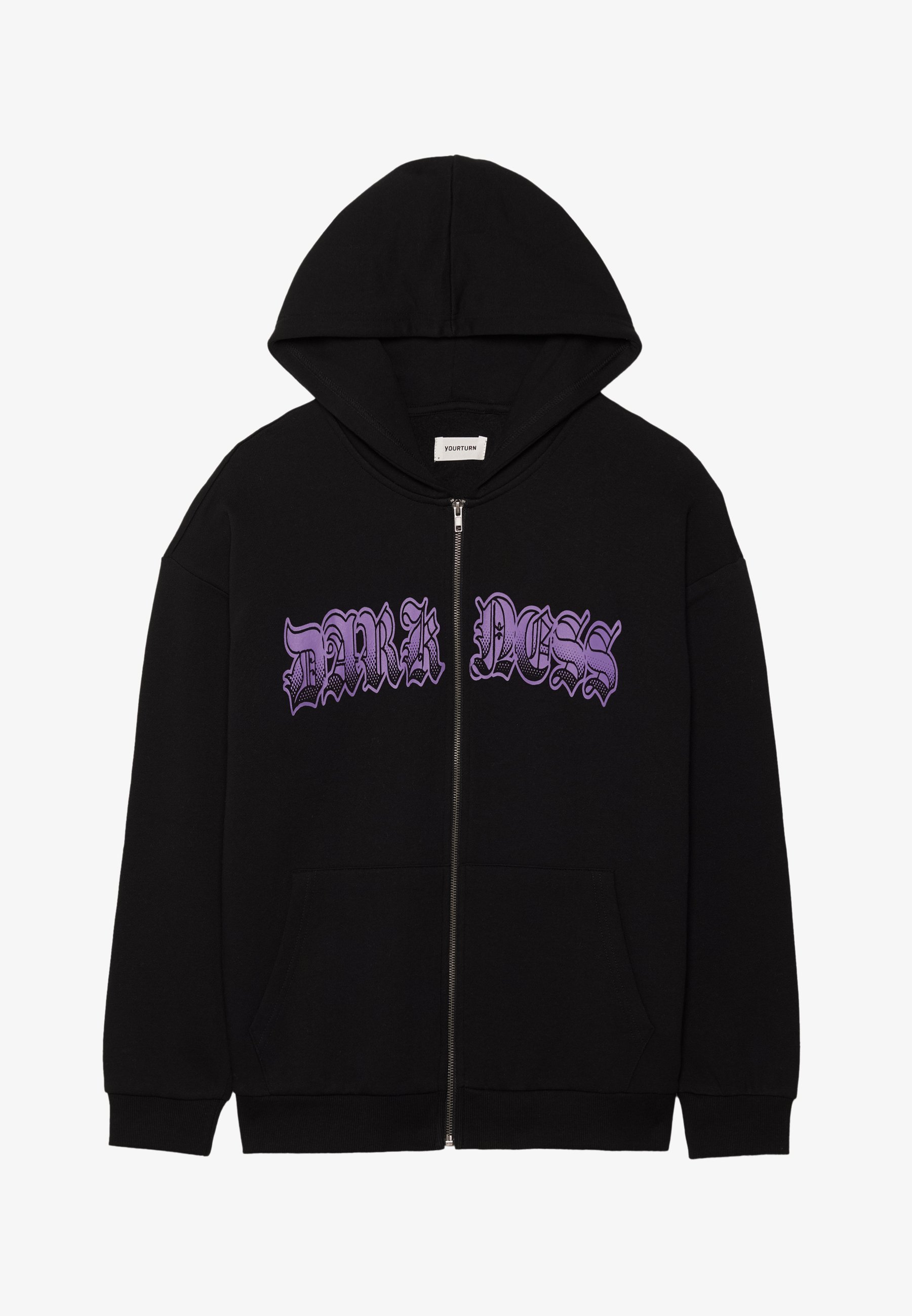 YOURTURN UNISEX - Sweatshirt met rits - zwart