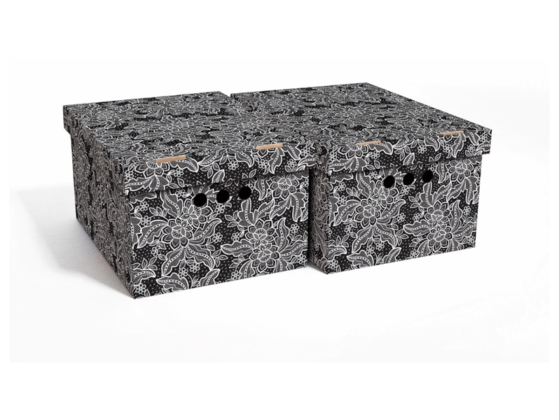Komplet pudeł kartonowych Koronka 18x35 cm 2 szt.