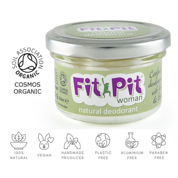 Fit Pit Woman Deodorante Biologico Naturale Senza Alluminio 100ml