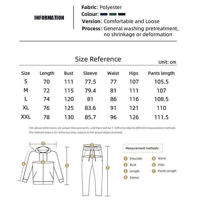 Completo sportivo casual da uomo: felpa con zip e pantaloni da jogging a maniche lunghe a quadri con tasche - Verde