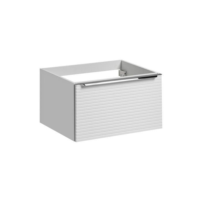 Double sink vanity unit - GENERIC - Camille White - 150 cm - Modern design - Self-assembly required
