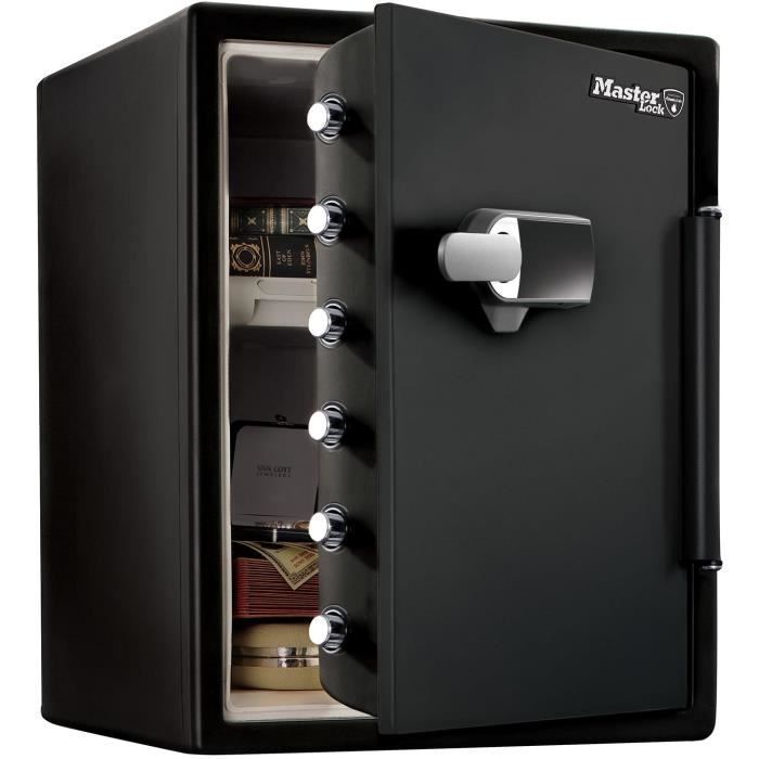MASTER LOCK Feuer- und wasserfester Tresor (Touchcode + Alarm) 56,5 l