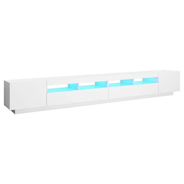 Mobile porta TV vidaXL con luci a LED, mobile TV con vano contenitore, mobile TV per soggiorno, 3081924