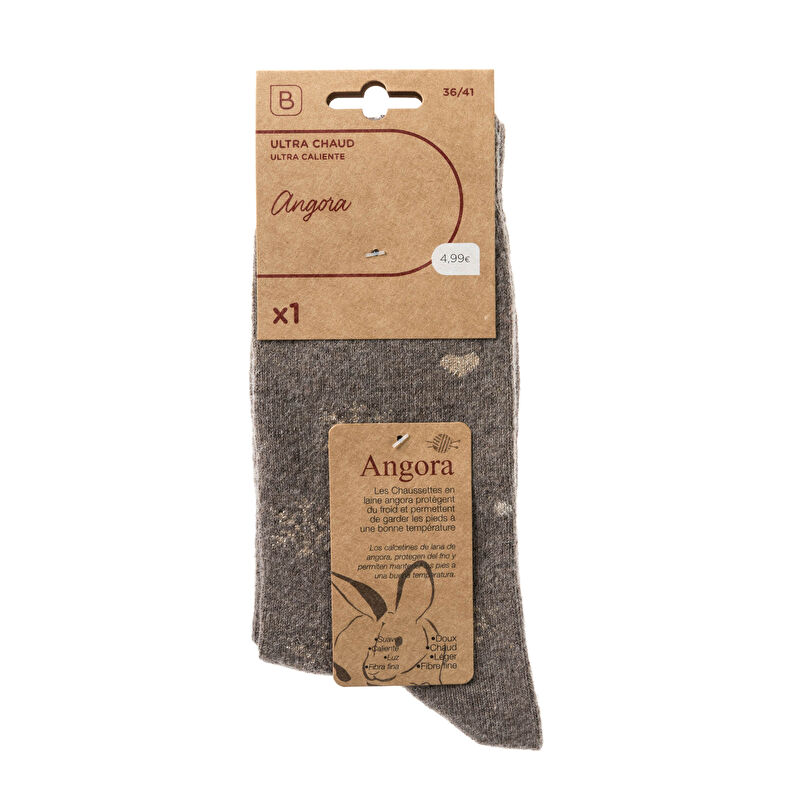 Chaussettes et collants Femme Beige