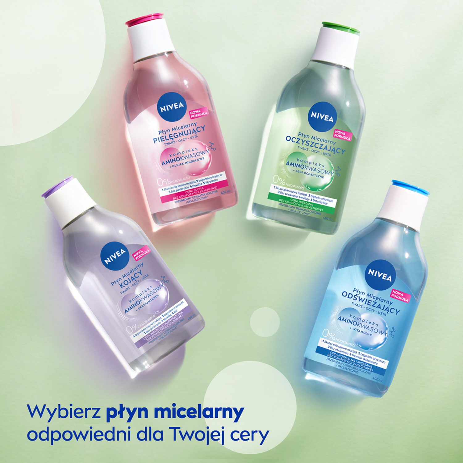 Nivea Micellar Ντεμακιγιάζ για Κανονική και Μικτή Επιδερμίδα 400ml