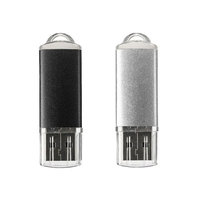 Chiavette USB da 128 GB, confezione da 2, versione 3.0 USB A&C REWBOAT, memoria esterna, custodia in metallo + copertura in plastica, nero, argento