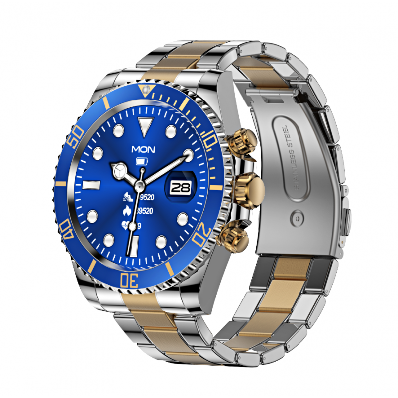 Smartwatch Smartek Edelstahl Smartwatch SW-AW12