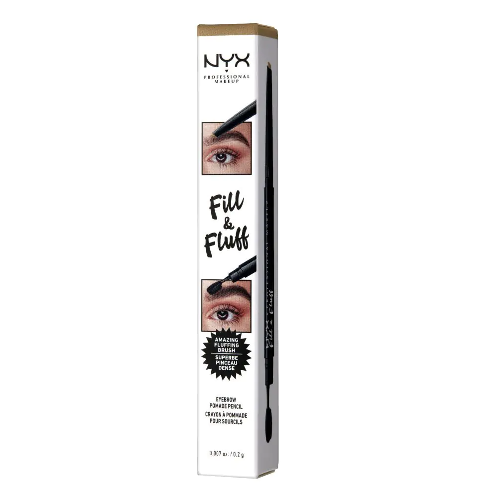 NYX Fill & Fluff Kredka do brwi Blonde