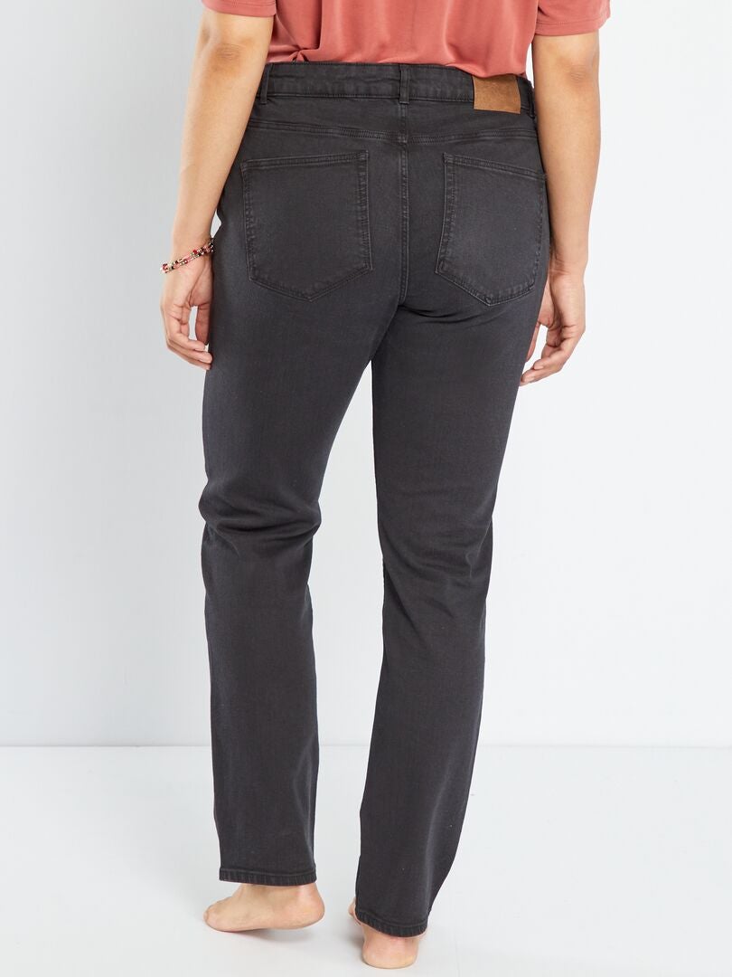 Calça jeans regular L28 - PRETA