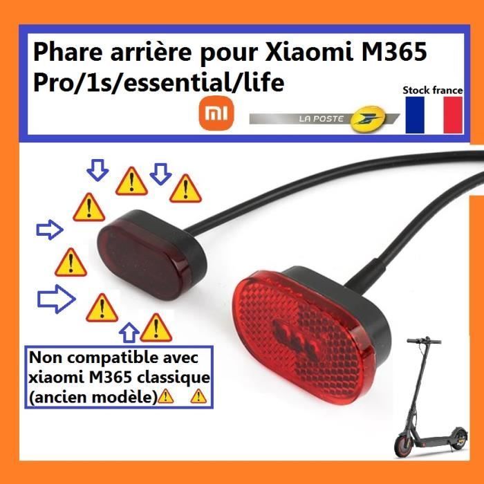 Luz trasera para XIAOMI M365 PRO 1s, luz de freno intermitente esencial, luz de freno LED, guardabarros trasero, xiaomi M365